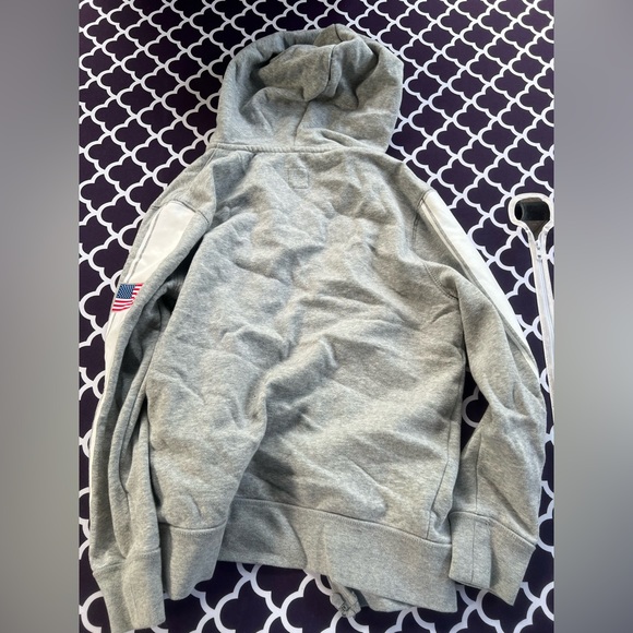 Gap Zip Up fleece Boys Sweatshirt USA patriotic 🇺🇸 - Picture 2 of 4